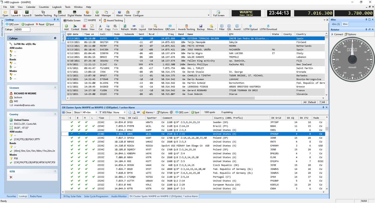 Ham Radio Deluxe Logbook Logger 